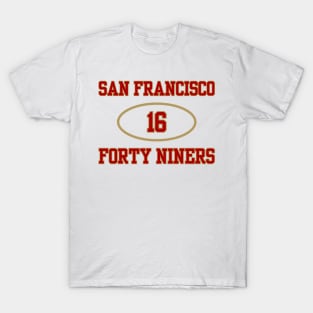 SAN FRANCISCO 49ERS JOE MONTANA #16 T-Shirt